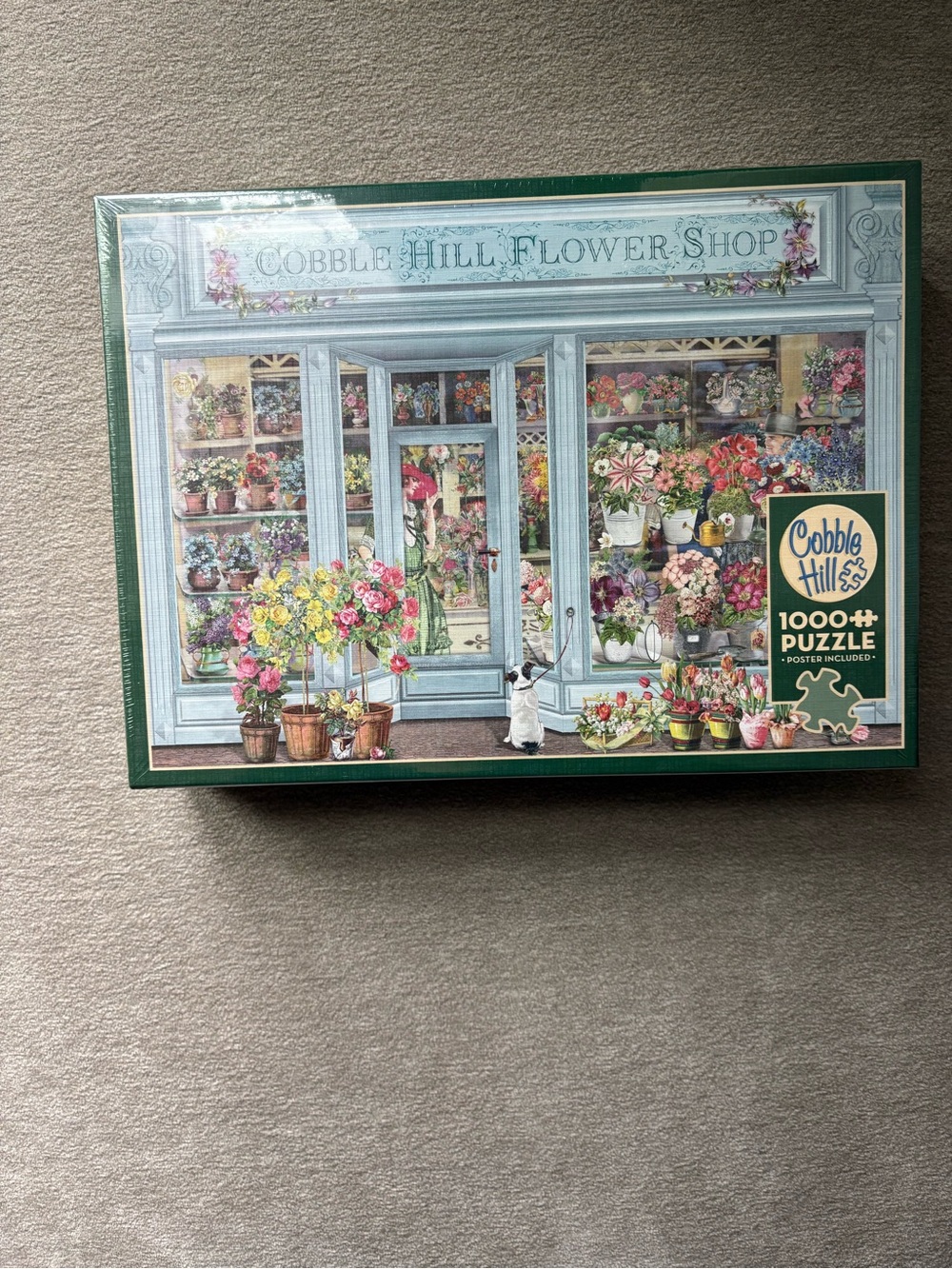 Cobble Hill Flower Shop 1000+ Piece Jigsaw Puzzle